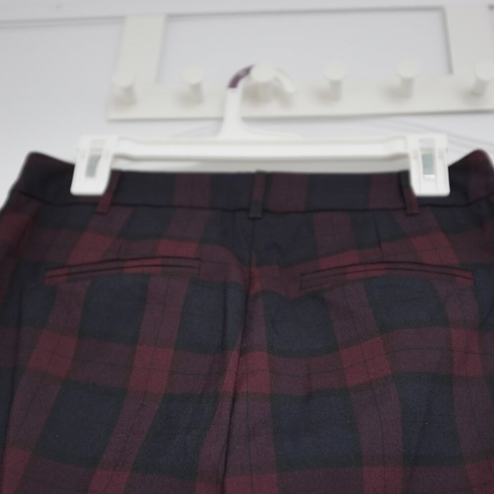 COPY - Reitmans plum purple checked pants size 8 - Picture 3 of 4